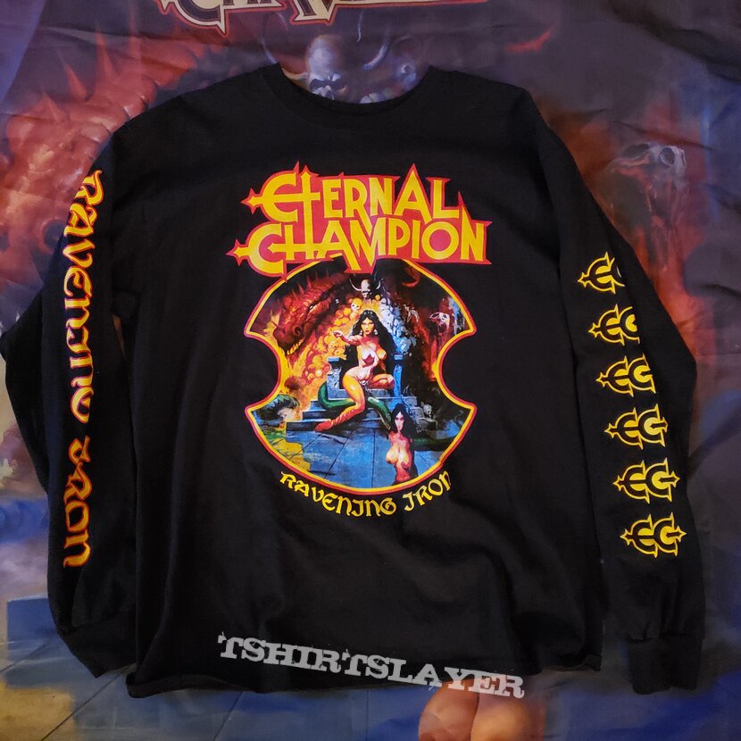 Eternal Champion - Iron Sword Worship Longsleeve | TShirtSlayer TShirt and BattleJacket Gallery