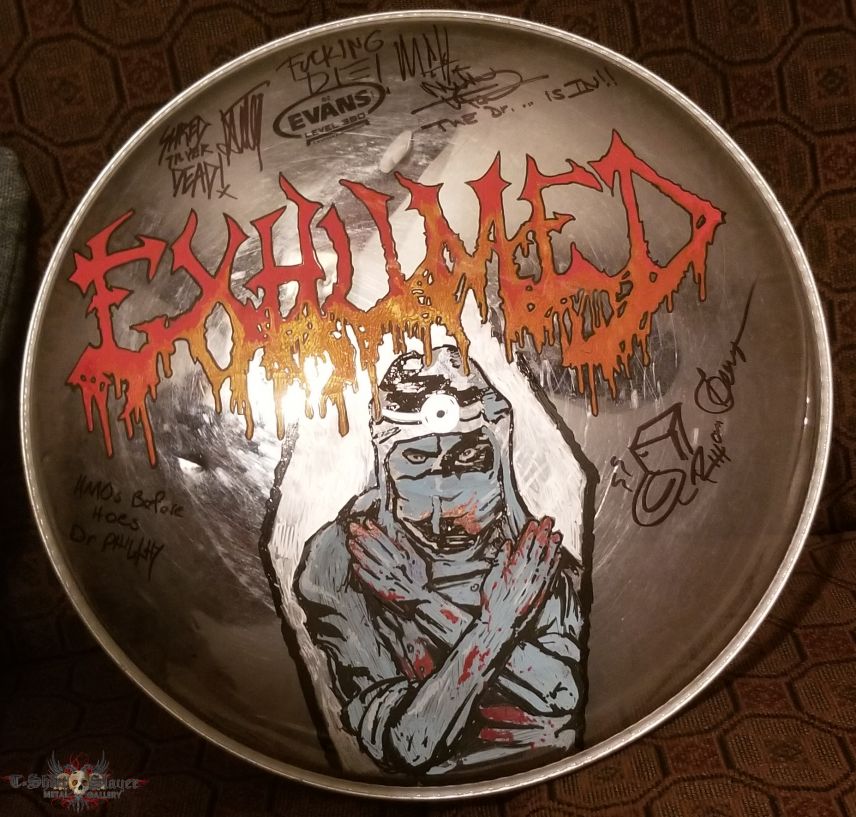 Exhumed Drum Head 2018