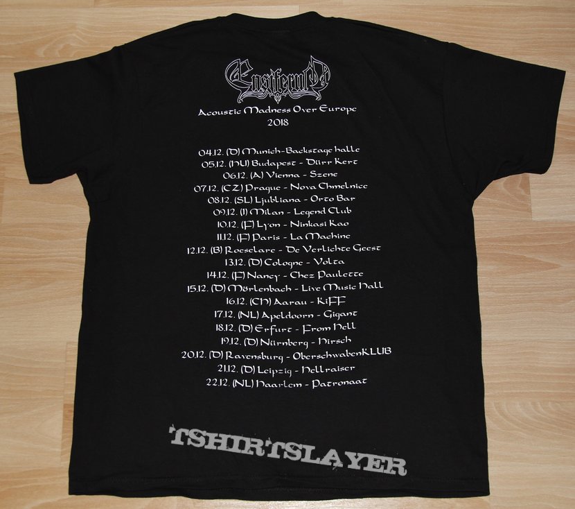 Ensiferum - Acoustic Madness over Europe 2018 Tour T-Shirt