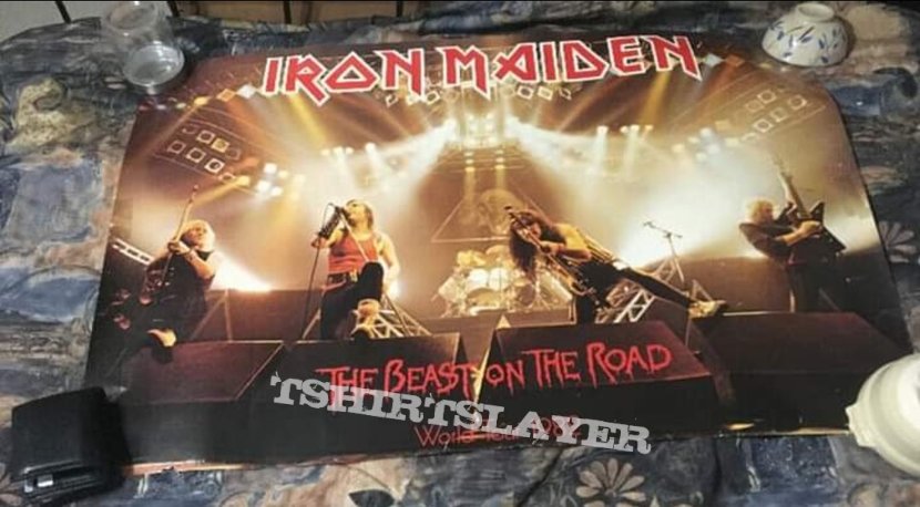 Iron Maiden Beast on the road poster Tour 1982