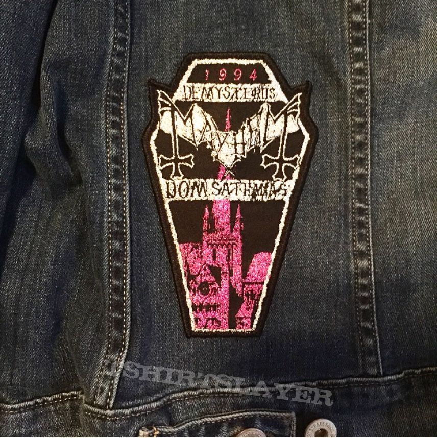 Mayhem De Mysteriis coffin patch