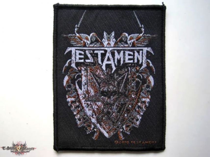 TESTAMENT patch t43 new   8 x 10 cm