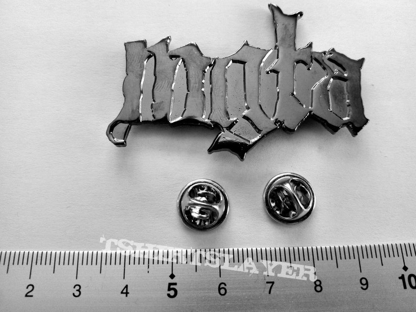 Mgła Mgla shaped metal pin speld badge new n3