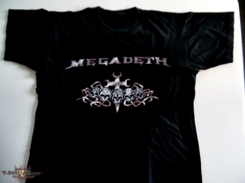 Megadeth shirt size L backprint  (6494-6503)