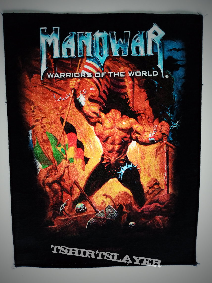 Manowar   backpatch bp476 warriors of the world 2002 official patch