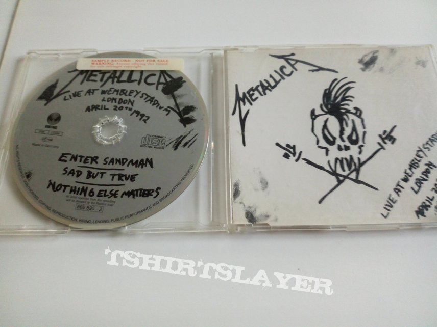 Metallica off. promo live at wembley 1992 3 track cd&#039;s