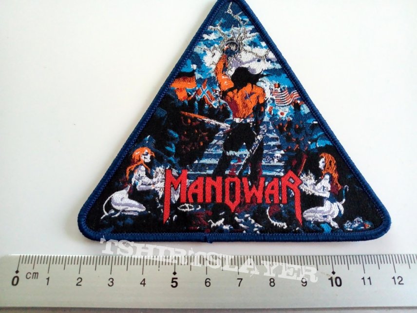 Manowar ltd. edition patch m321 + silver print  