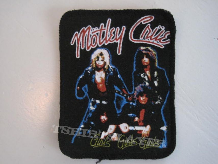 Mötley Crüe MOTLEY CRUE vintage  1989  patch m2 new 8x10cm