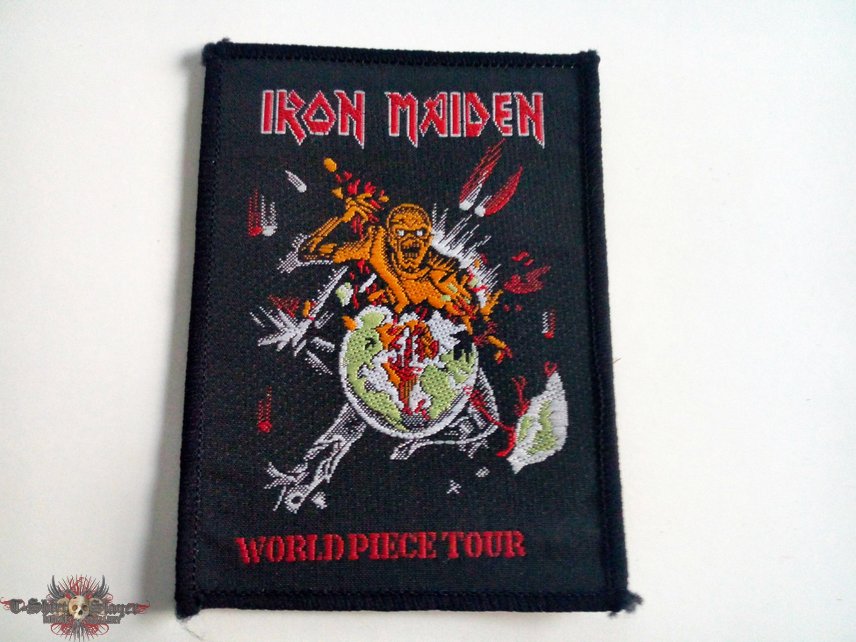 Iron Maiden 1983  patch 23 world piece tour 