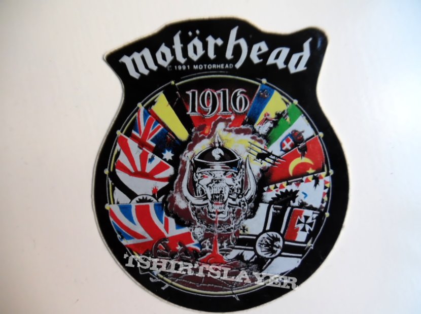 Motörhead Motorhead 1991 sticker official 8x9 cm  no 618