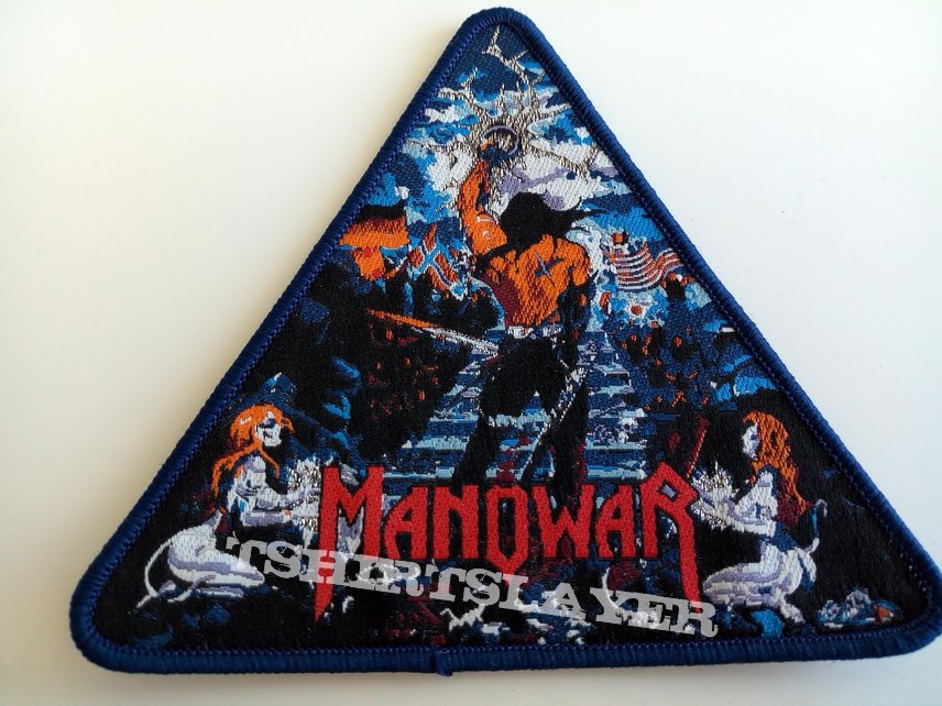 Manowar ltd. edition patch m321 + silver print  