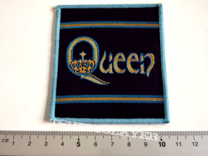 Queen rare vintage 80&#039;s patch q81 golden lettering very nice