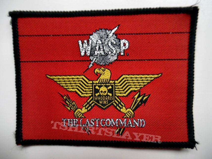 W.A.S.P. WASP vintage 1985 patch w83  7.5x10cm brandnew