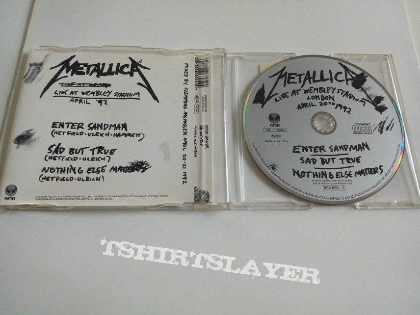 Metallica off. promo live at wembley 1992 3 track cd&#039;s