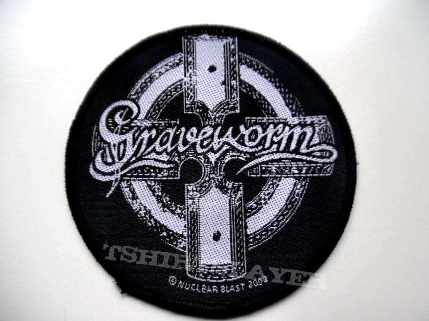 GRAVEWORM  patch g93  new 9.5 cm 