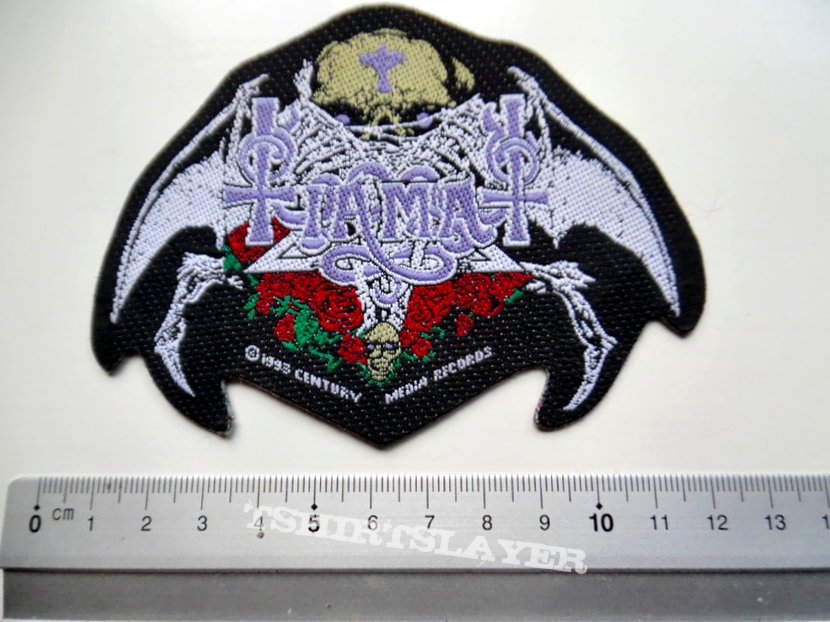 TIAMAT shaped 1993 patch  t82 new  