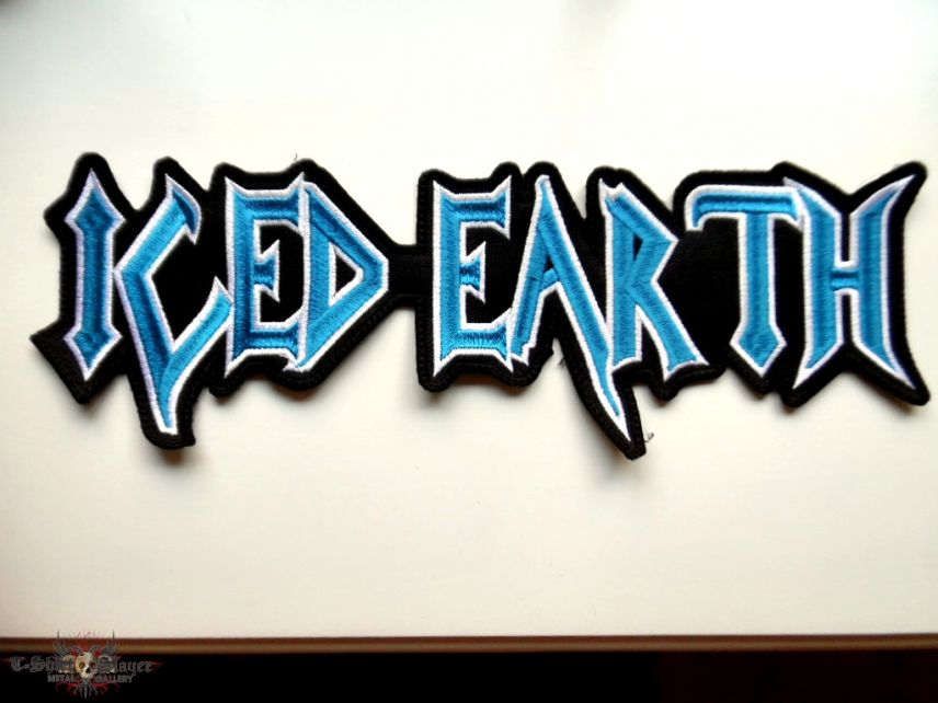 Iced Earth bigshaped patch backpatch  bp295 new 9.5 x 29 cm