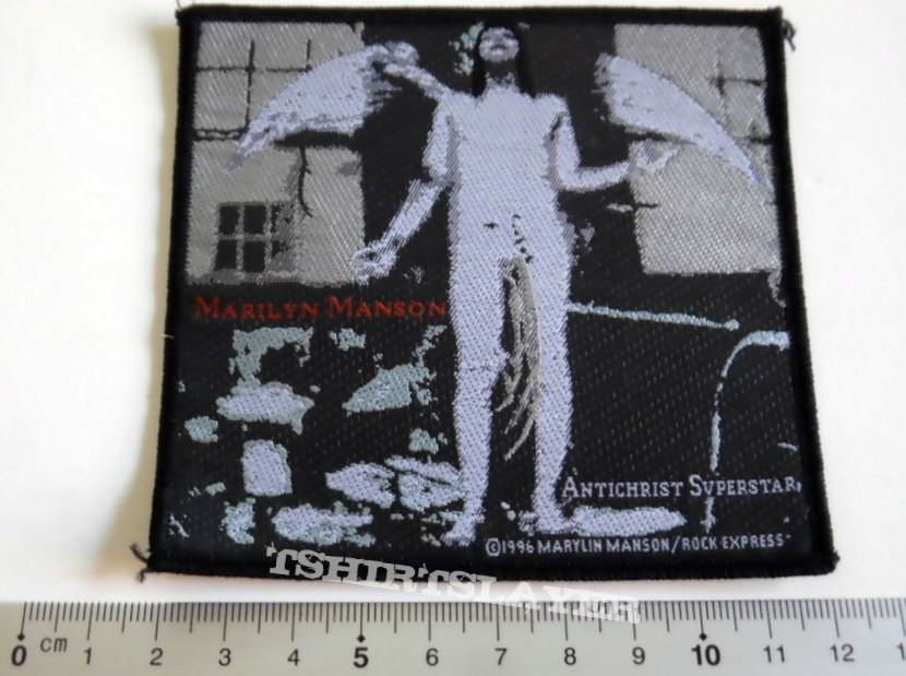 Marilyn Manson patch  12 9.5X10cm 1996  