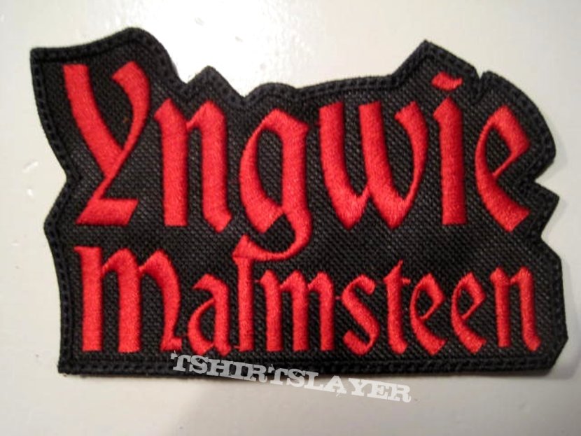 Yngwie J. Malmsteen YNGWIE MALMSTEEN shaped patch m90  12X7.5 cm  new