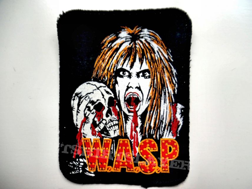 W.A.S.P. WASP   80&#039;S  patch w84  7.5x10cm brandnew