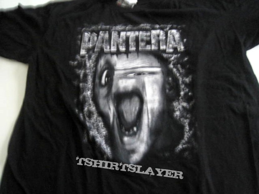 PANTERA t shirt crazy  face fist with backprint new rare 95/96 release  