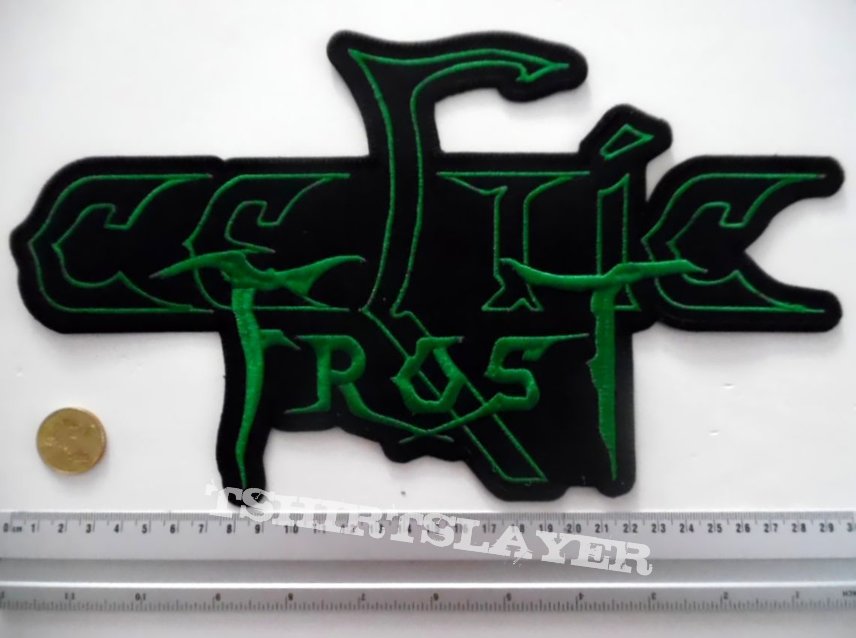 Celtic Frost shaped backpatch  17 x 30 cm patch new bp361