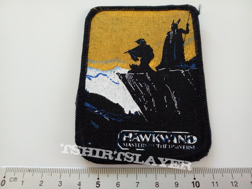 Hawkwind masters of the universe vintage 80&#039;s patch h162 ---7.5x10 cm