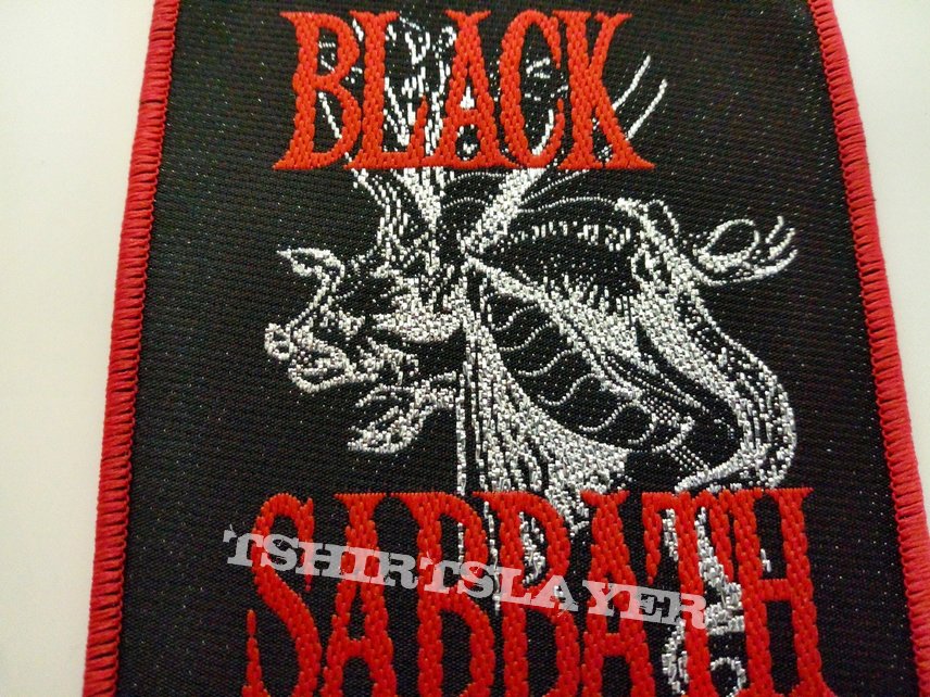 Black Sabbath patch 78  + silver print ltd edition