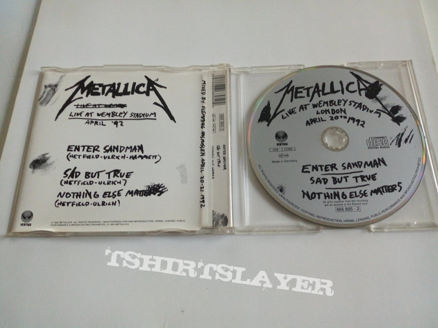Metallica off. promo live at wembley 1992 3 track cd&#039;s
