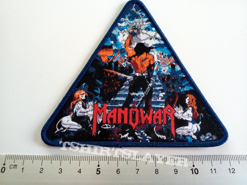 Manowar ltd. edition patch m321 + silver print  