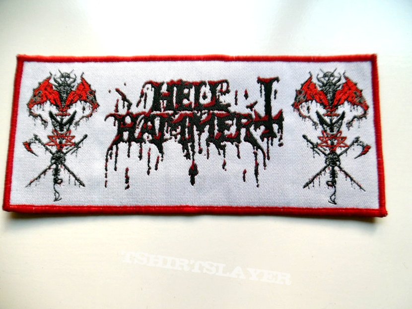 Hellhammer strip  patch  h52   new  7x 16 cm
