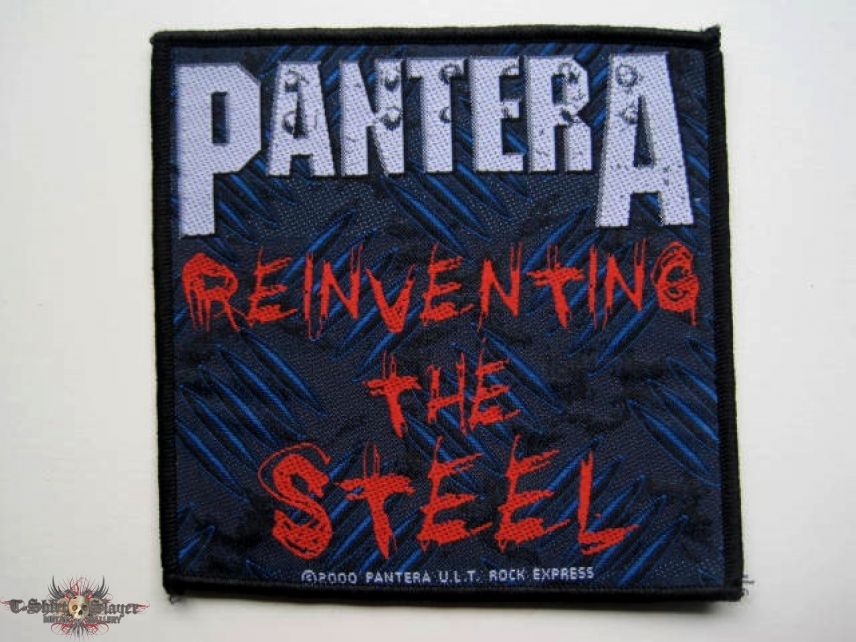 PANTERA  reinventing the steel p65 year 2000  new 10x10 cm