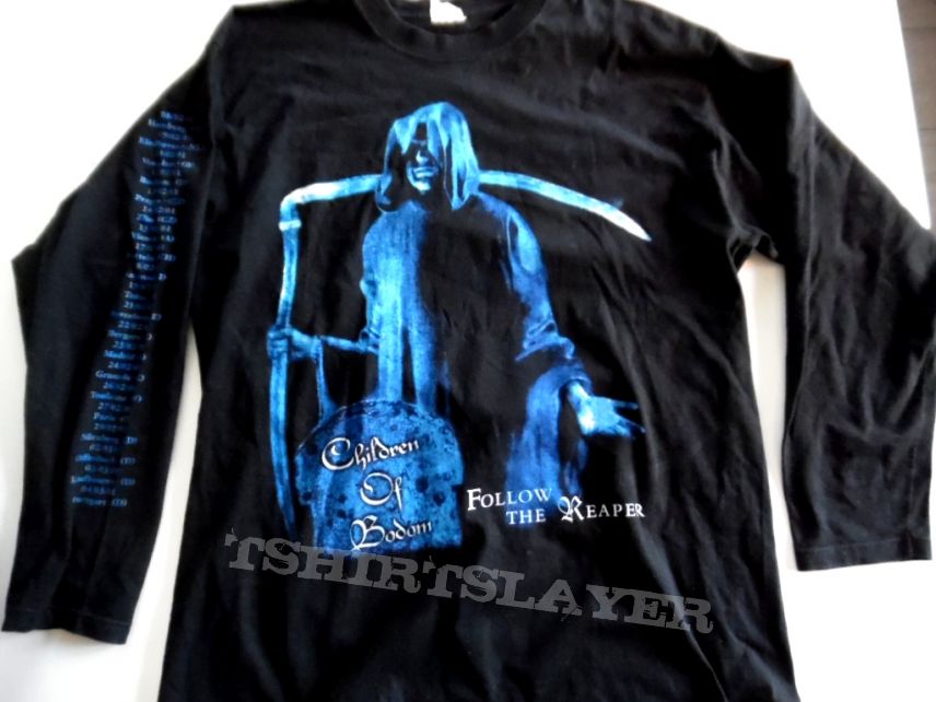 children of bodom longsleeve t shirt xl back &amp; sleeve print