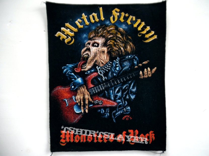 Various METAL FRENZY new  monsters of rock back patch bp137