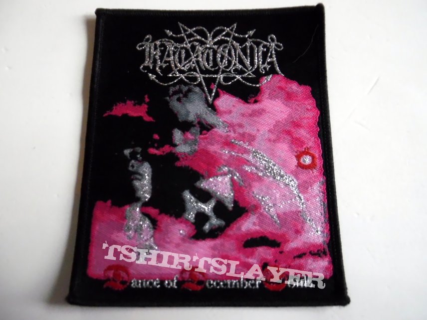 KATATONIA patch  k195 silver print new  bd