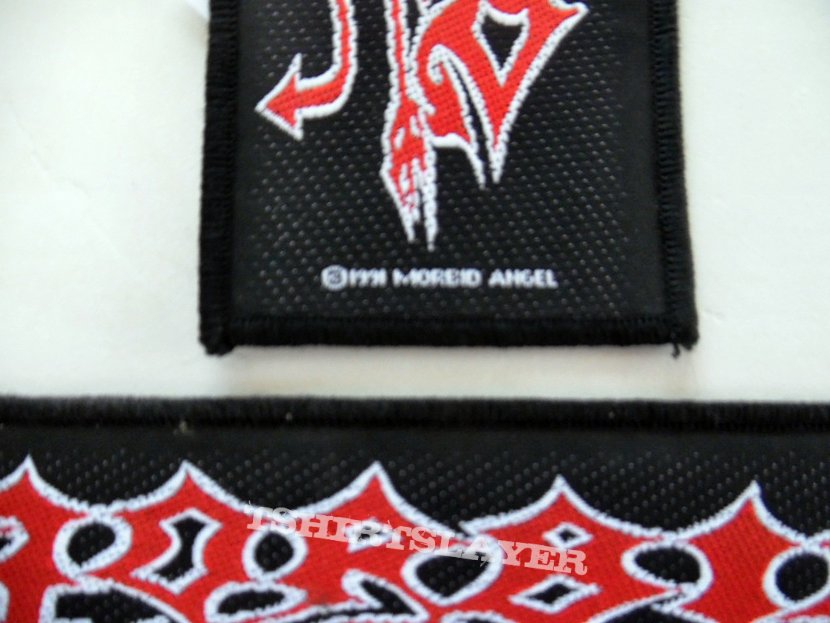 Morbid Angel 1991  strip patch m298 new 6x20 cm