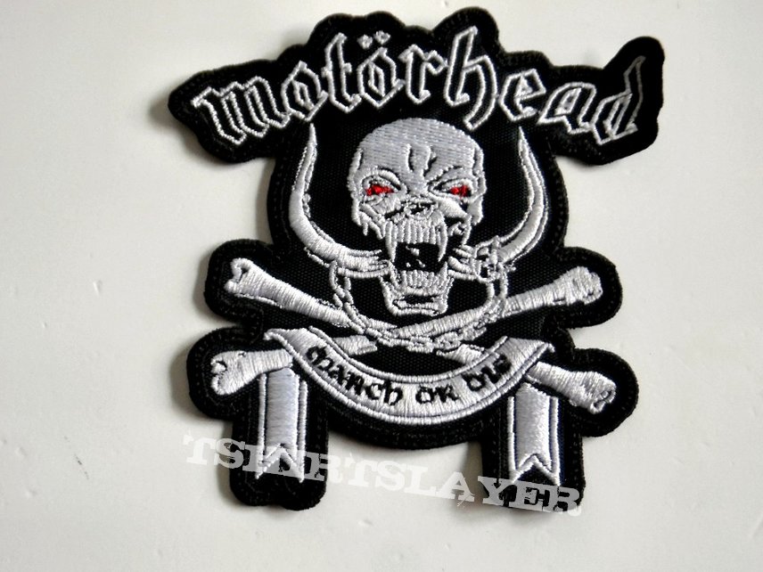 Motörhead Motorhead  shaped march or die patch 151 new 11 x 11 cm