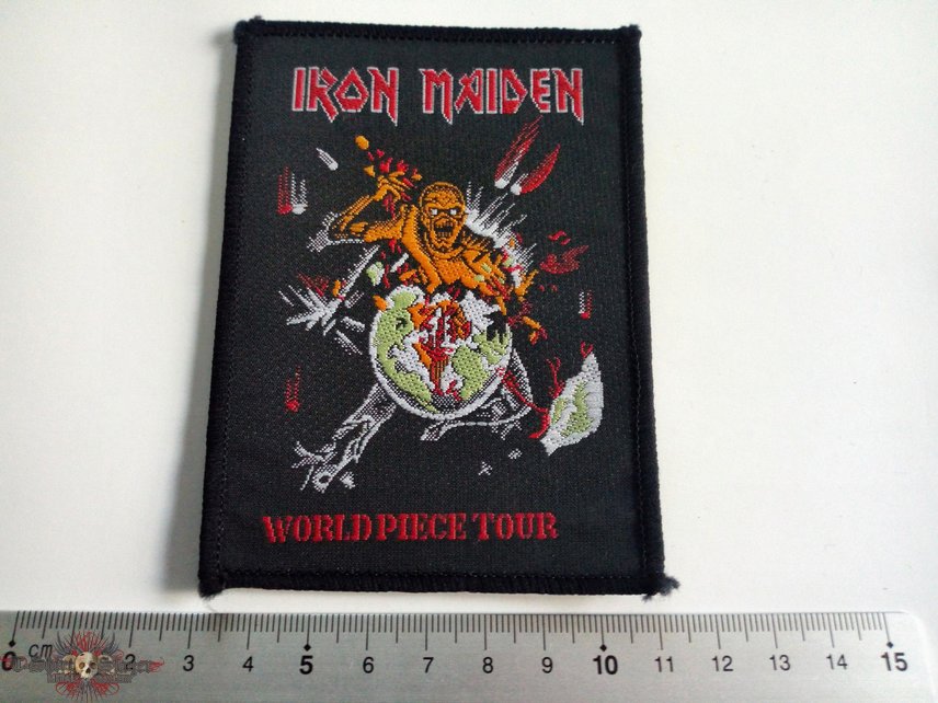 Iron Maiden 1983  patch 23 world piece tour 