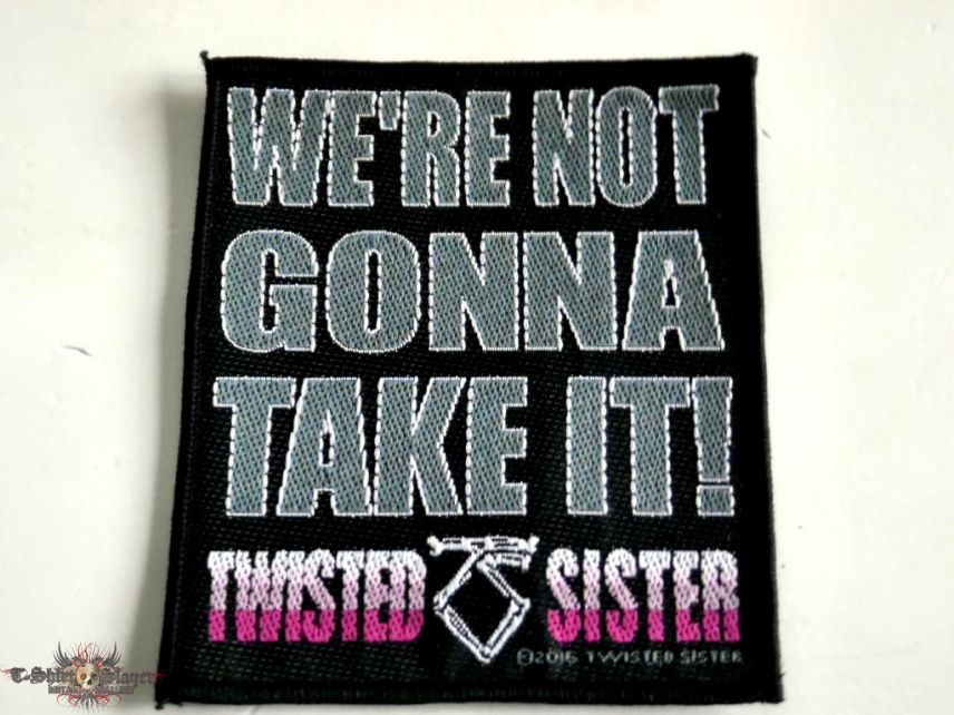 Twisted Sister patch t126 new 9x10 cm 