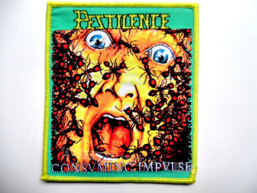 PESTILENCE  vintage patch very rare p33 9.5 x 11 cm new