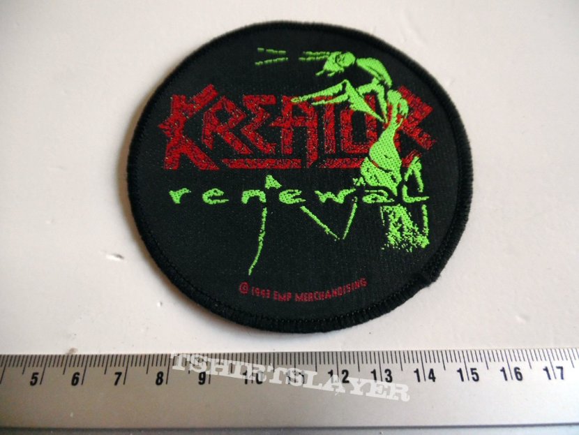Kreator renewal patch used 199 official1993  