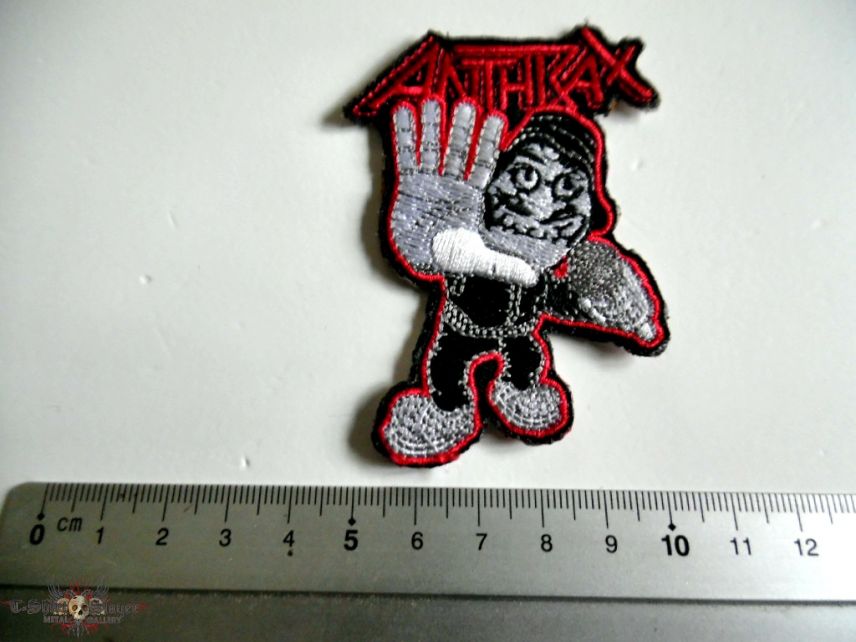 Anthrax shaped patch used 311  official merchandise