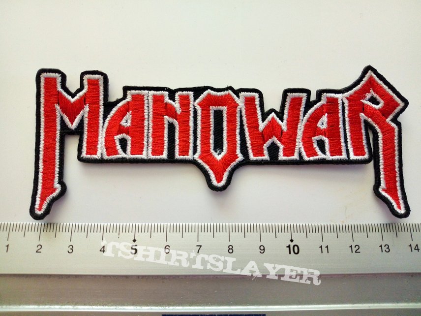 Manowar shaped patch m72 -- 5 x 12 cm  