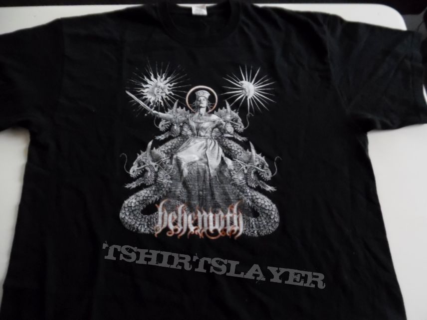 Behemoth t shirt xxl europa 2009 backprint 