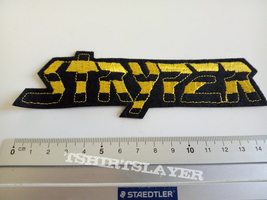 Stryper shaped patch s323  new 4 x 15 cm