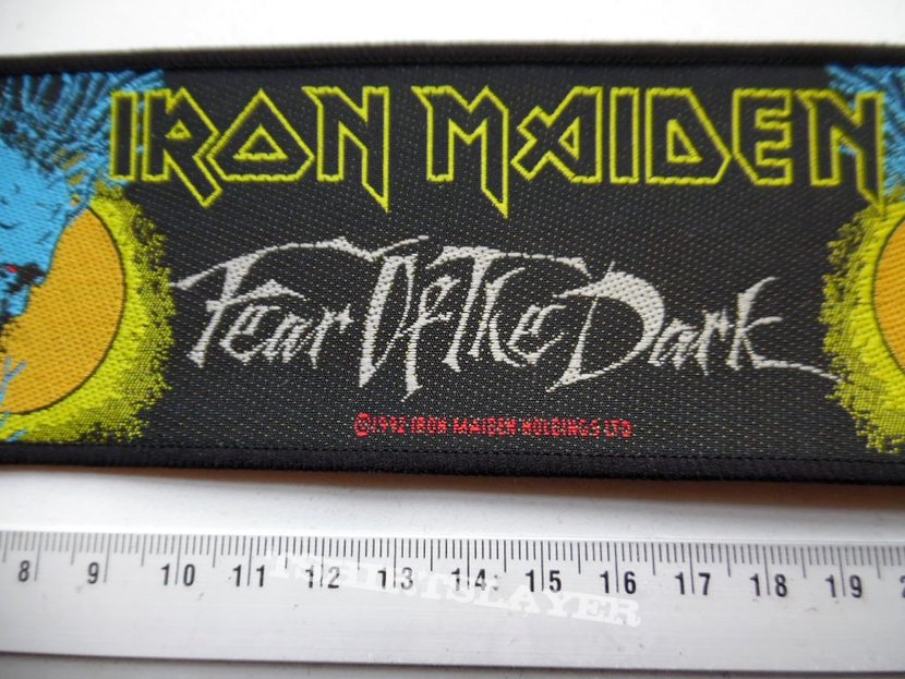 Iron Maiden vintage 1992 strip patch 140 new 6x20cm official merchandise