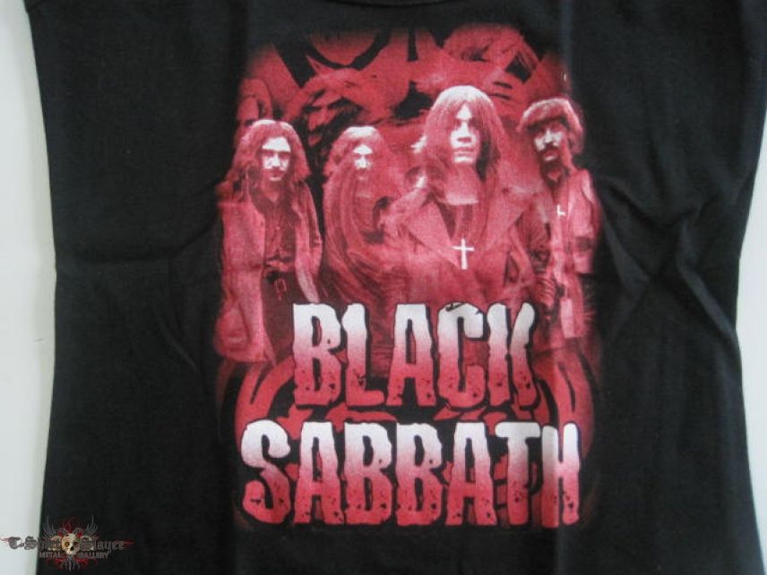 Black Sabbath girlie shirt/ top new size xl