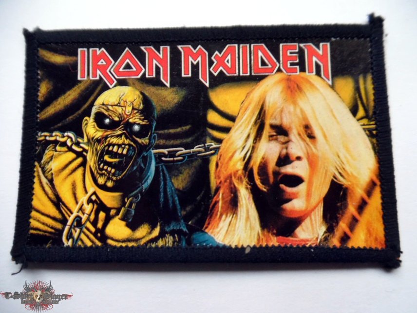 Iron Maiden   80's patch 250 glossy photo print  
