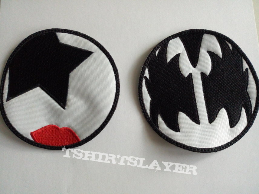 Kiss  4 faces patch set new ---- patch-- 9.5 cm