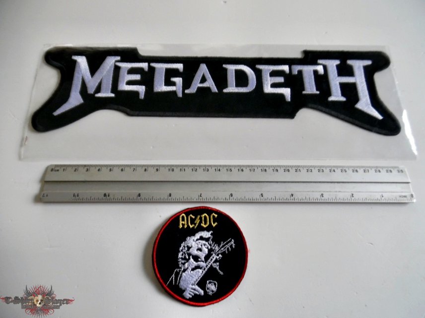 Megadeth backpatch bp424 10 x 35 cm patch